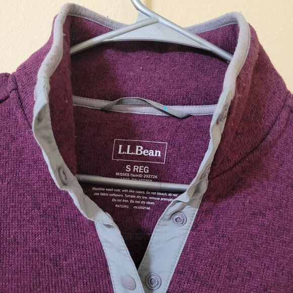 L.L.Bean Womens Pullover Sweater S Reg 292726 Hiking Camping - Picture 3 of 6